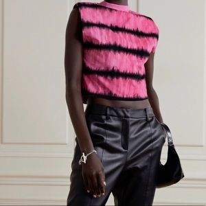 Alice and Olivia Shoulder Pad Tee.